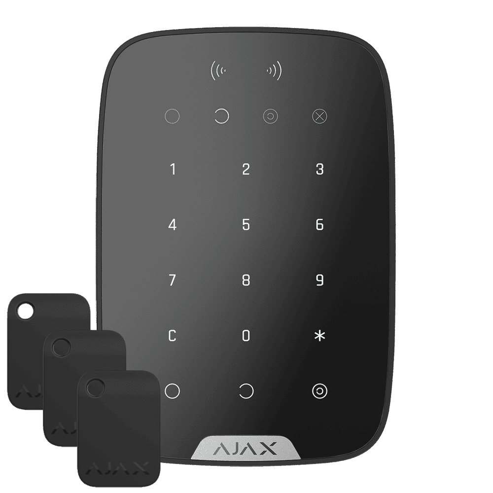 Ajax alarm betjeningspanel key pad uden abonnement